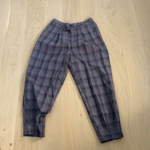 Wild Fable Plaid high waisted, pleated pants